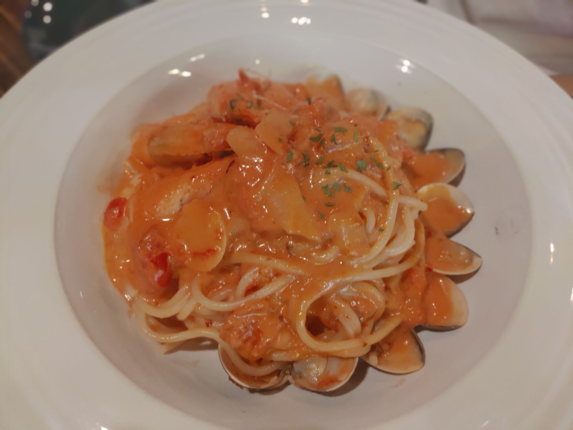 小食候 Pasta 紅醬蛤蜊義大利麵