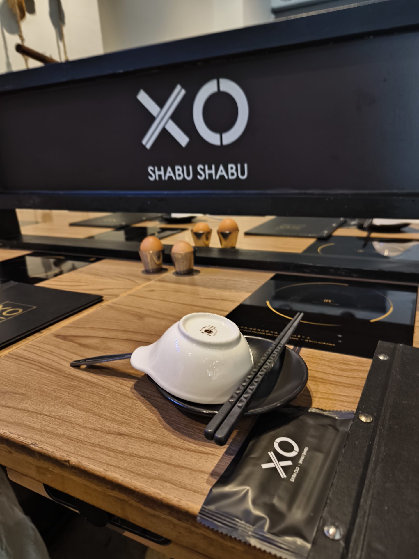 XO Shabu Shabu 桌上擺設
