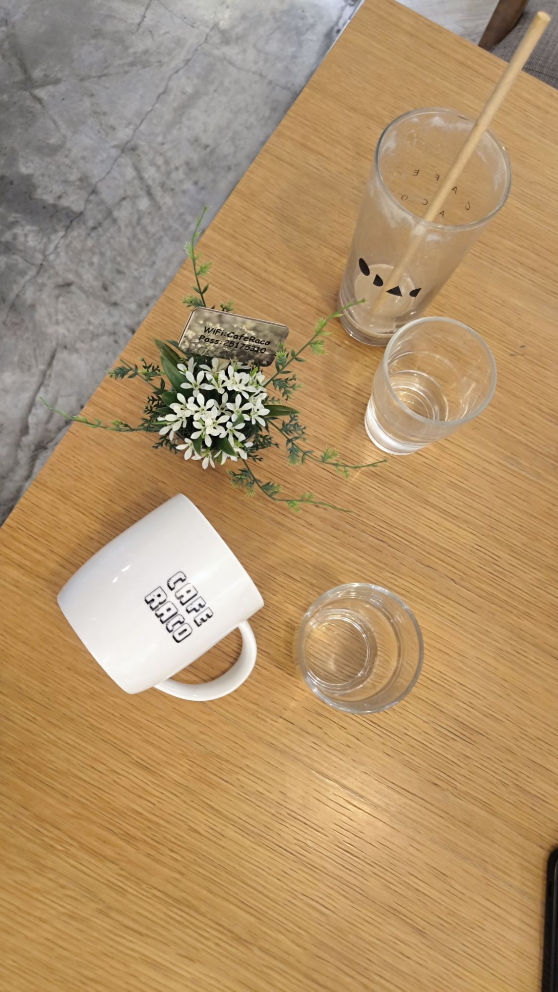 CAFE RACO 印字馬克杯
