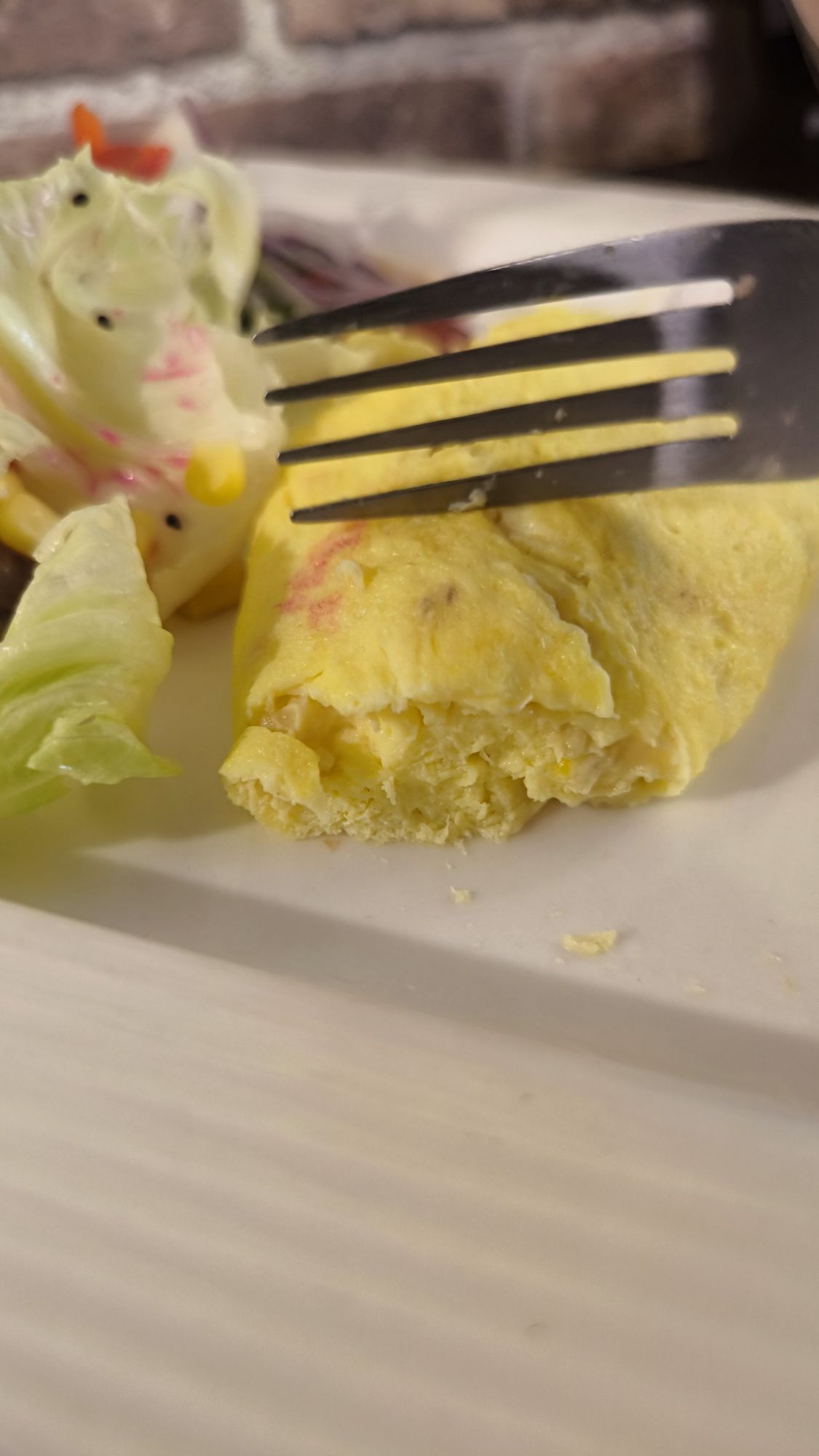 起點早午餐歐姆蛋叉起